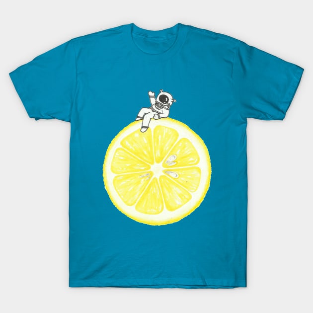 Lemon Spaceman T-Shirt by NatIs